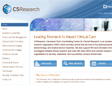 Tablet Screenshot of c5research.clevelandclinic.org